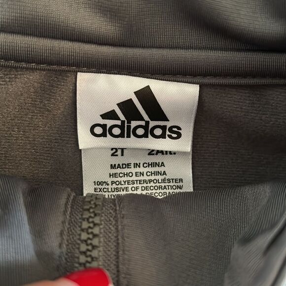 BABY BOYS TWO PIECE FALL/WINTER BUNDLE SIZE 2T LILE NEW ADIDAS JACKET/CREWCUTS - Picture 5 of 6